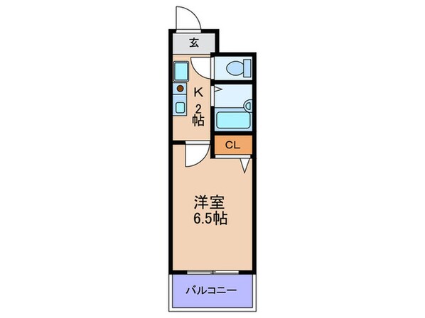 HOPE CITY 天神橋 B棟の物件間取画像